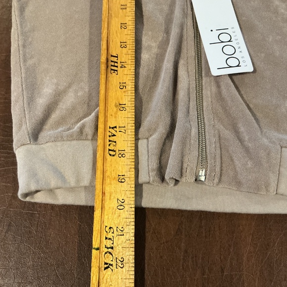 BOBI Los Angeles Women XS Mushroom Bomber Track Jacket Soft Cotton Y2K Chic Soft - Picture 4 of 10